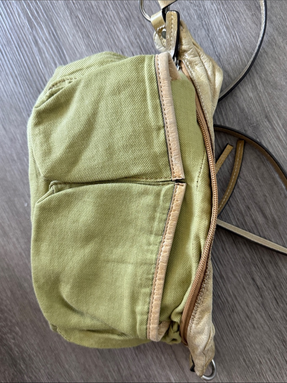 Fossil Leather Crescent Shoulder Bag with Tassel Accents - Picture 11 of 11